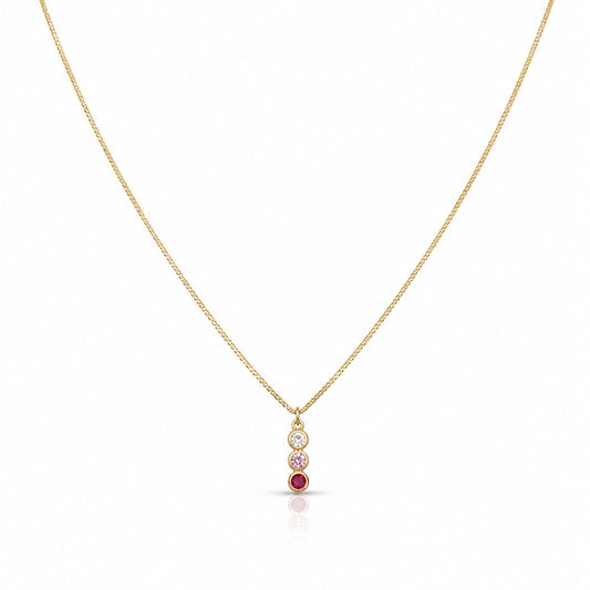 Dainty Tricolore Necklace Necklaces Beads NGFC1291 Multi 