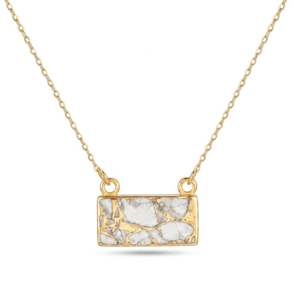 Mohave Pendant Necklace Necklaces Gemdesignss NGHG822W Howlite 