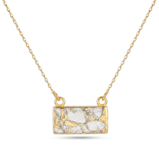 Mohave Pendant Necklace Necklaces Gemdesignss NGHG822W Howlite 