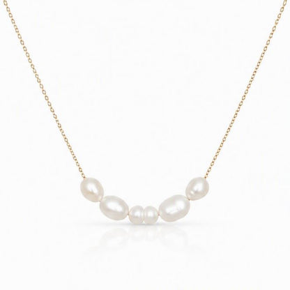 Pearl Muse Necklace Necklaces Everful NGP1297 Pearl/Gold 