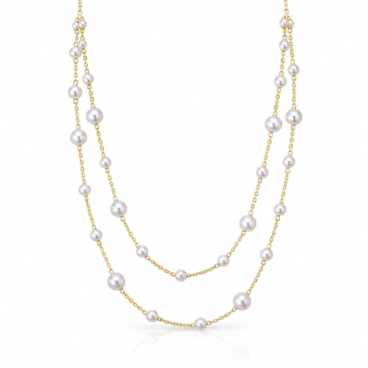 Chérie Perles Necklace Necklaces Iishii NGP4730 Pearl/Gold 