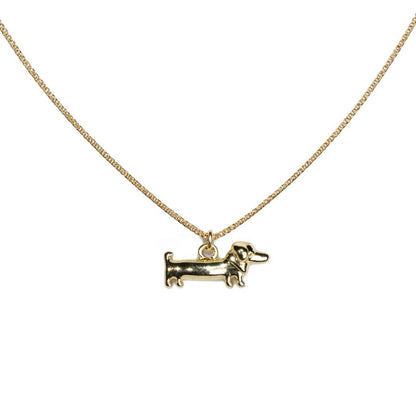 Dachshund Necklace Necklaces Beads NGPG4325 Gold 