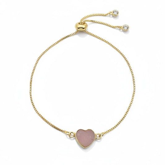 Semi Precious Pull Chain Bracelet Bracelet athenadesigns PBT67PO 