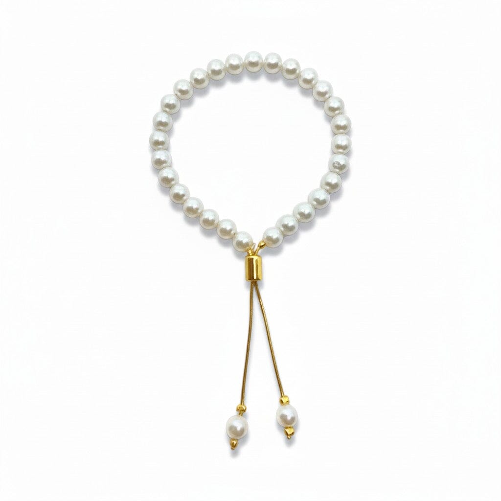 Pearl Pull Chain Bracelet Bracelet athenadesigns PGBT334 