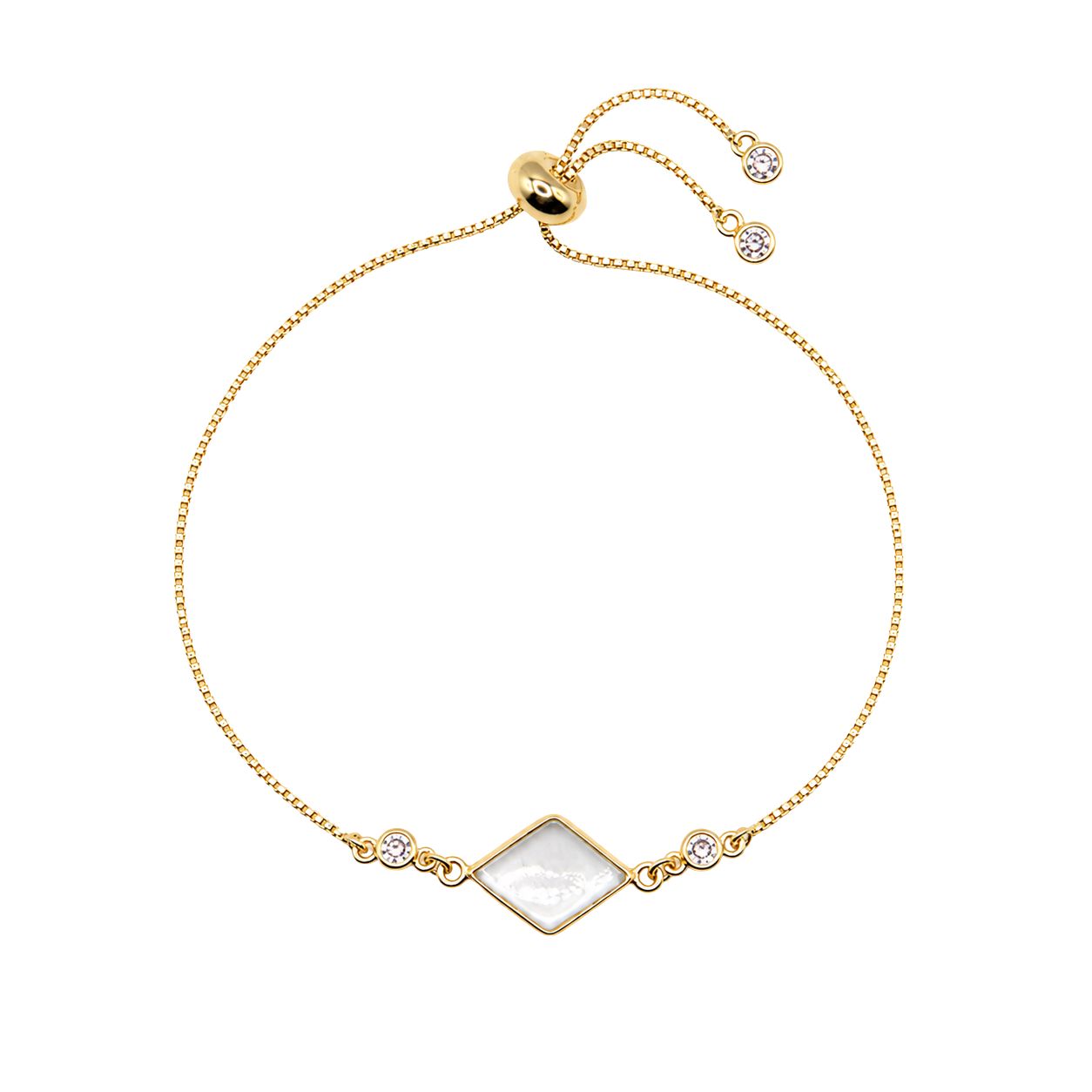 Diamant Pull Chain Bracelet Bracelets Gems Ocean 