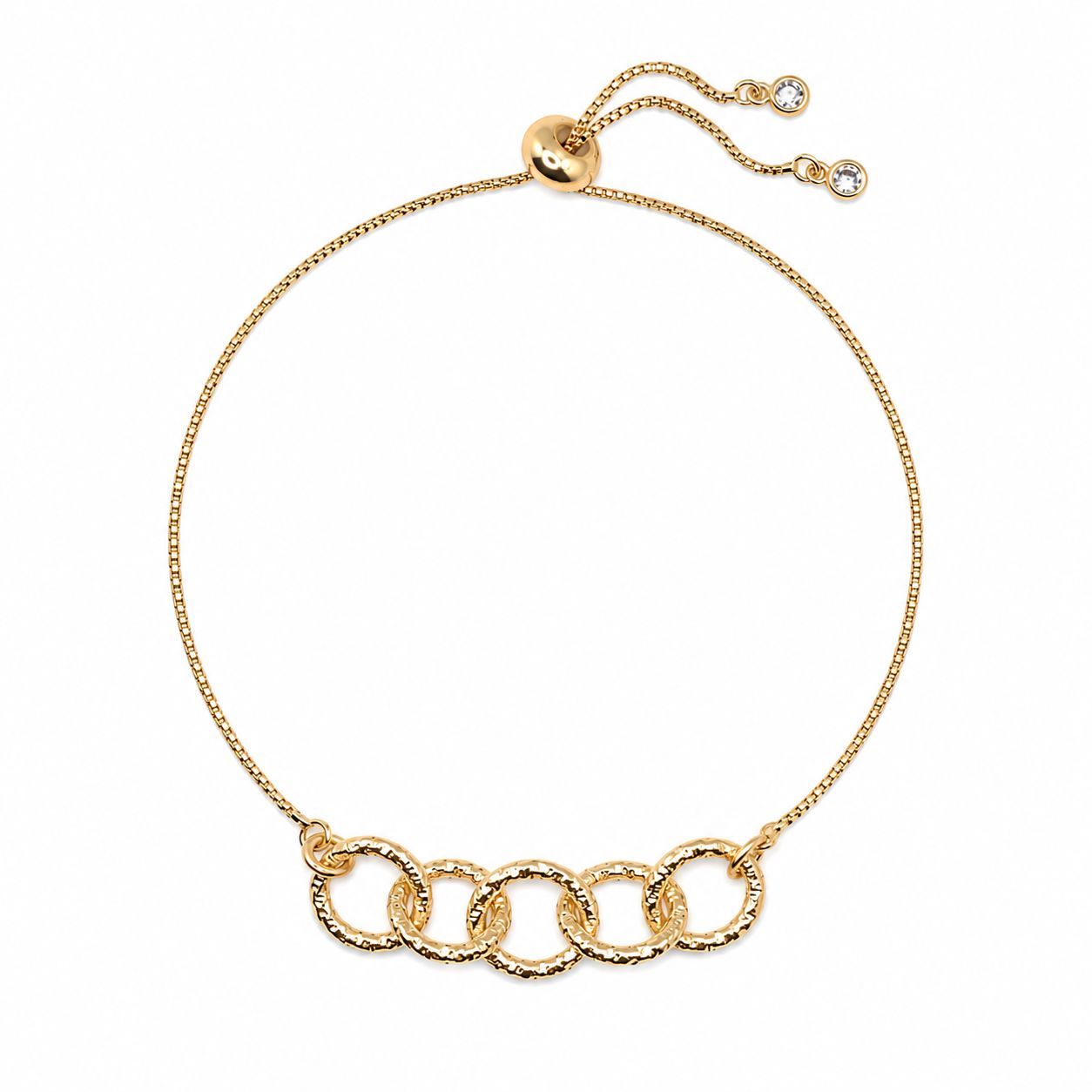 Chromatic Pull Chain Bracelet Bracelets Beads PGBT5728 Gold 