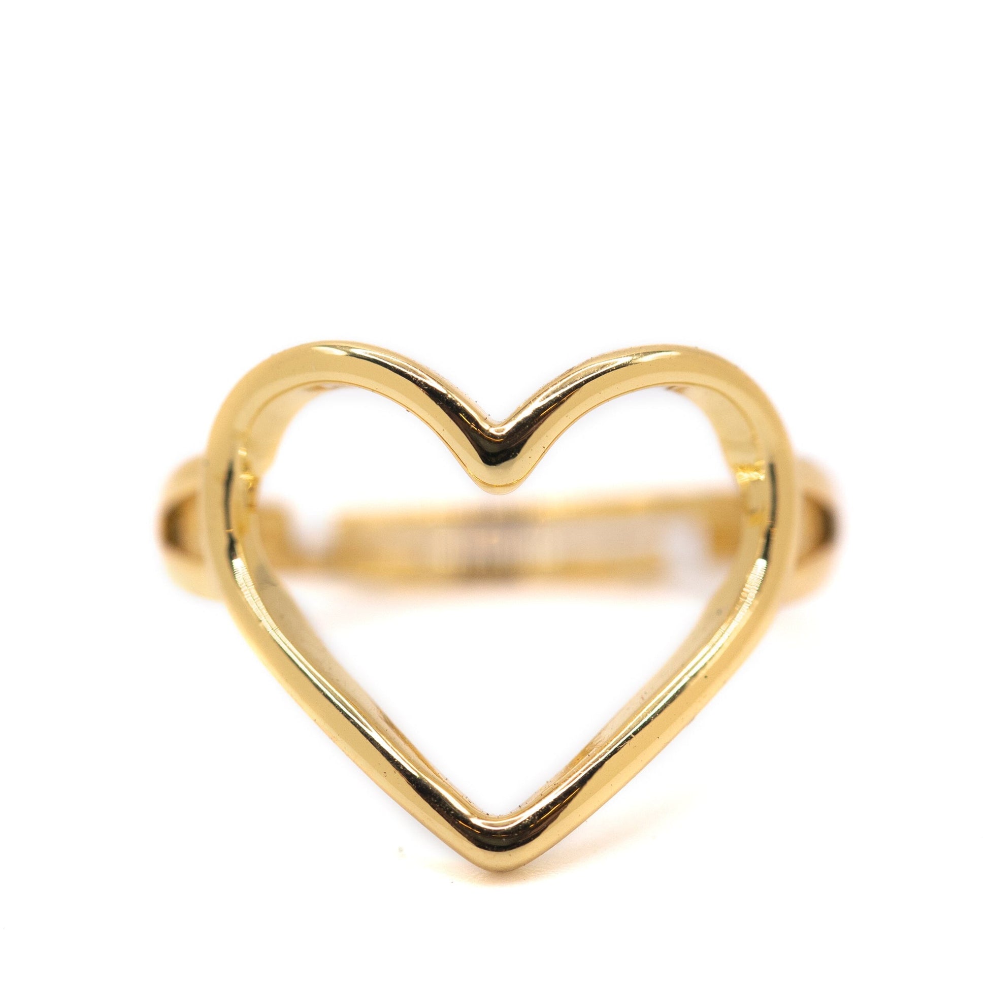 Open Your Heart Ring Rings athenadesigns RG143 Gold 