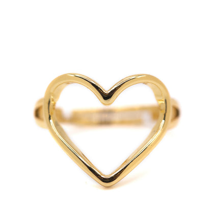 Open Your Heart Ring Rings athenadesigns RG143 Gold 