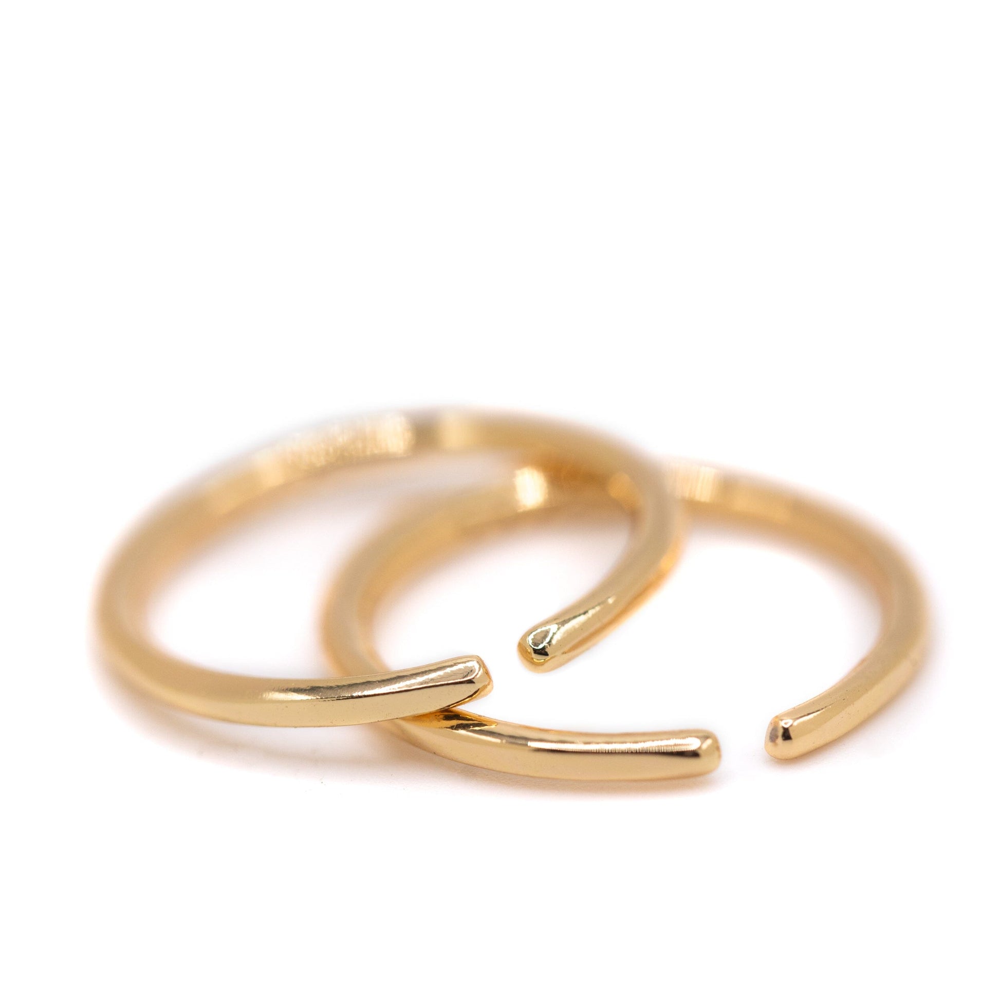 Double Band with CZ Rings athenadesigns 