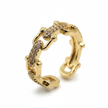 CZ U-Link Ring Rings Athena Designs 