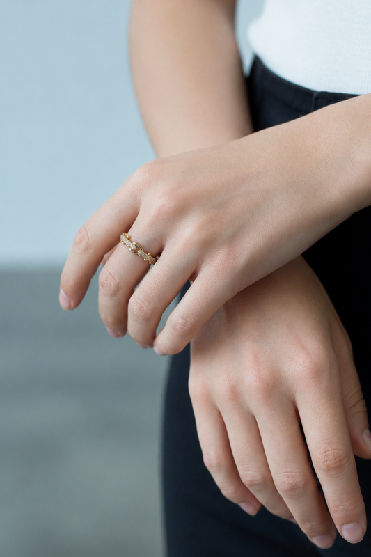 CZ U-Link Ring