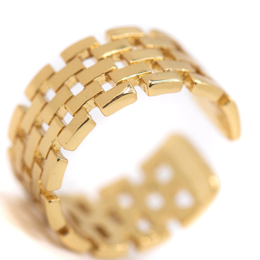 Brick Pattern Ring Rings athenadesigns 