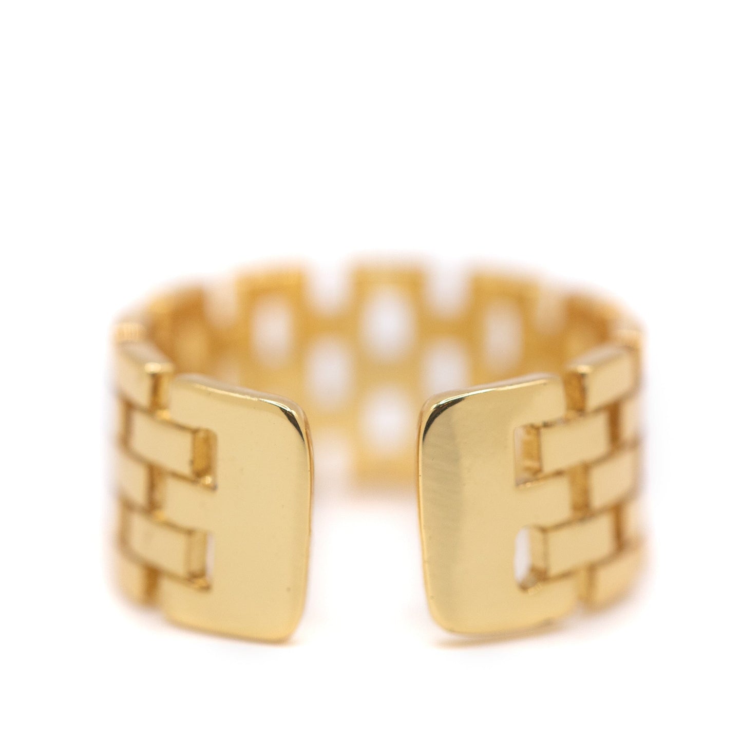 Brick Pattern Ring Rings athenadesigns 