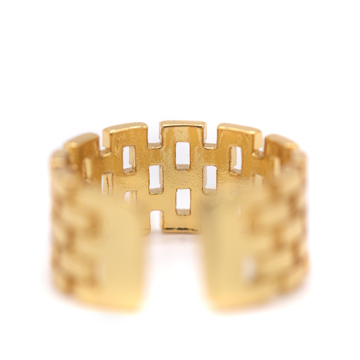 Brick Pattern Ring Rings athenadesigns 