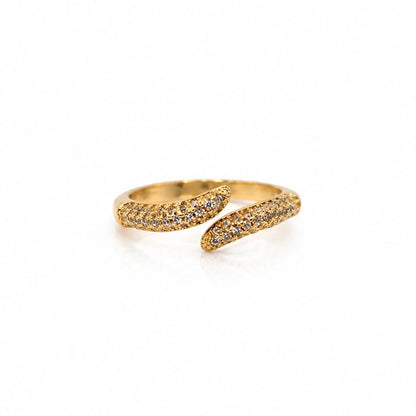 Micro Pave Open Wrap Ring Rings athenadesigns RG4550 