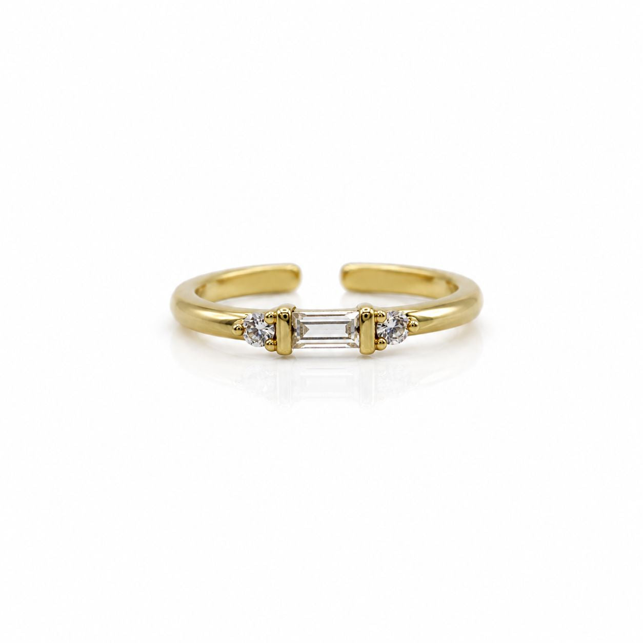 CZ Baguettes Ring Rings Athena Designs RG458C 