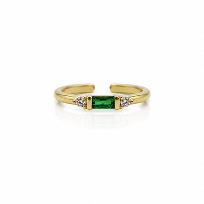CZ Baguettes Ring Rings athenadesigns RG458EM 