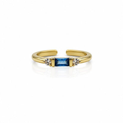 CZ Baguettes Ring Rings athenadesigns RG458Q 