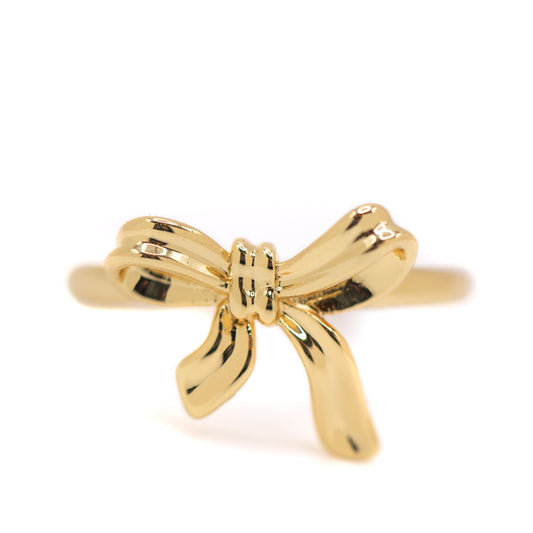 Sweet Bow Ring Rings athenadesigns WRG462 Gold 