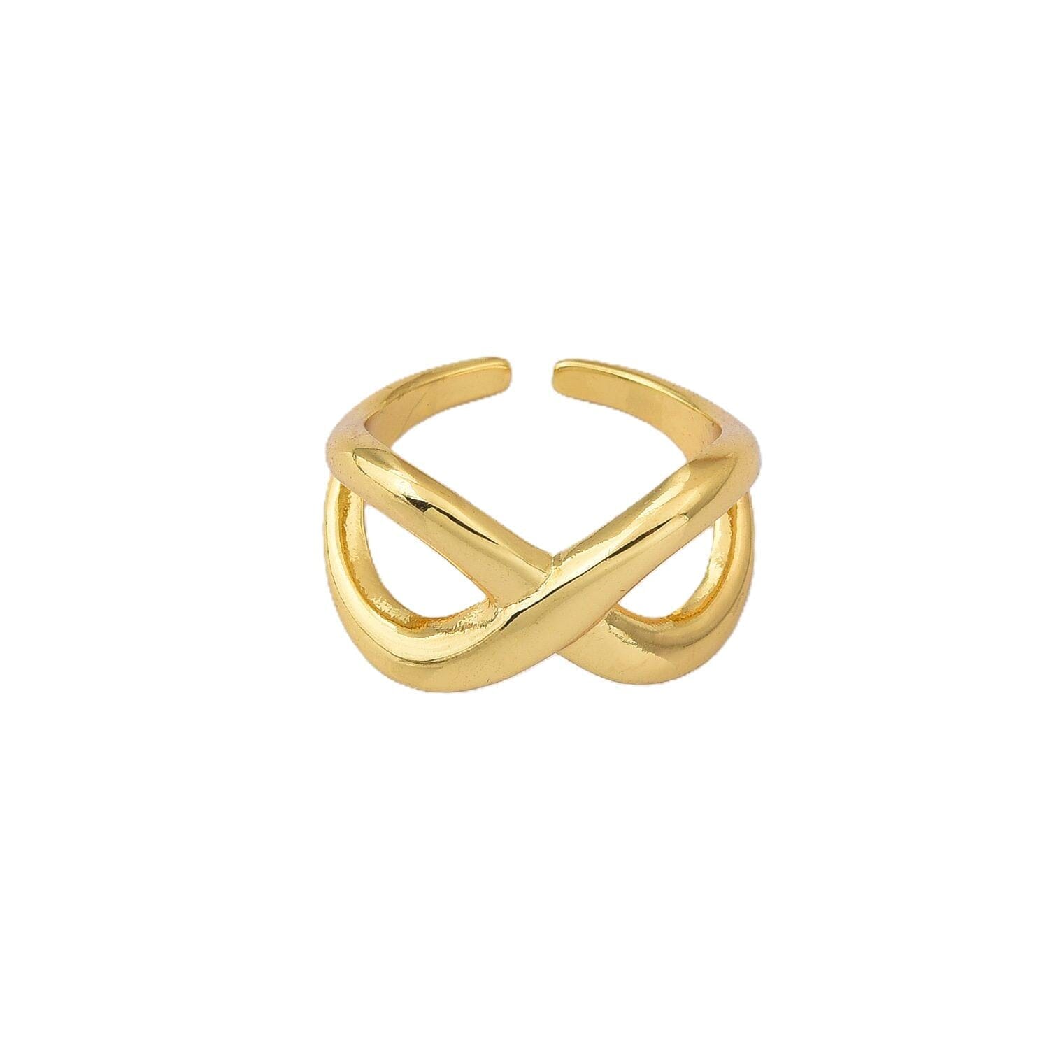 Infinity Ring Rings athenadesigns WRGG548 Gold 
