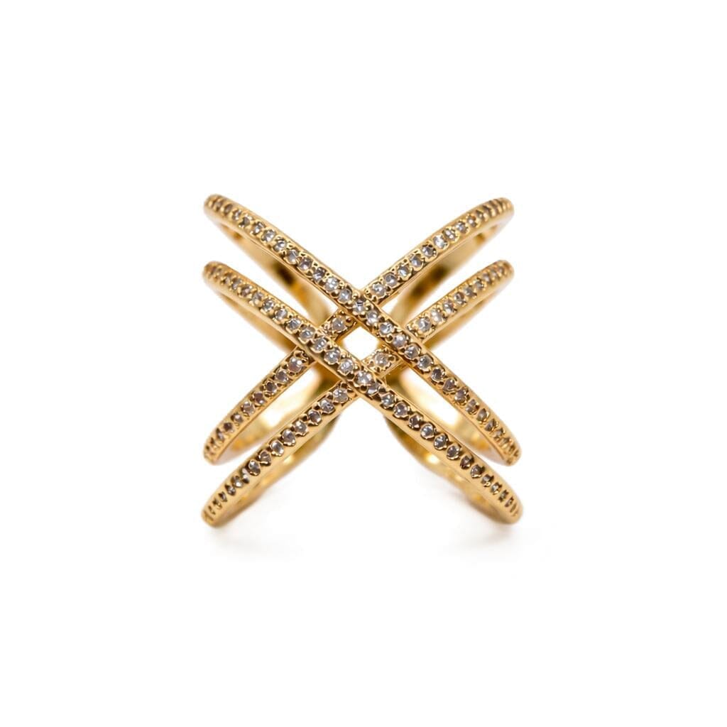Forever Ring Rings Beads RGC913 Gold Adj