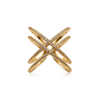 Forever Ring Rings Beads RGC913 Gold Adj