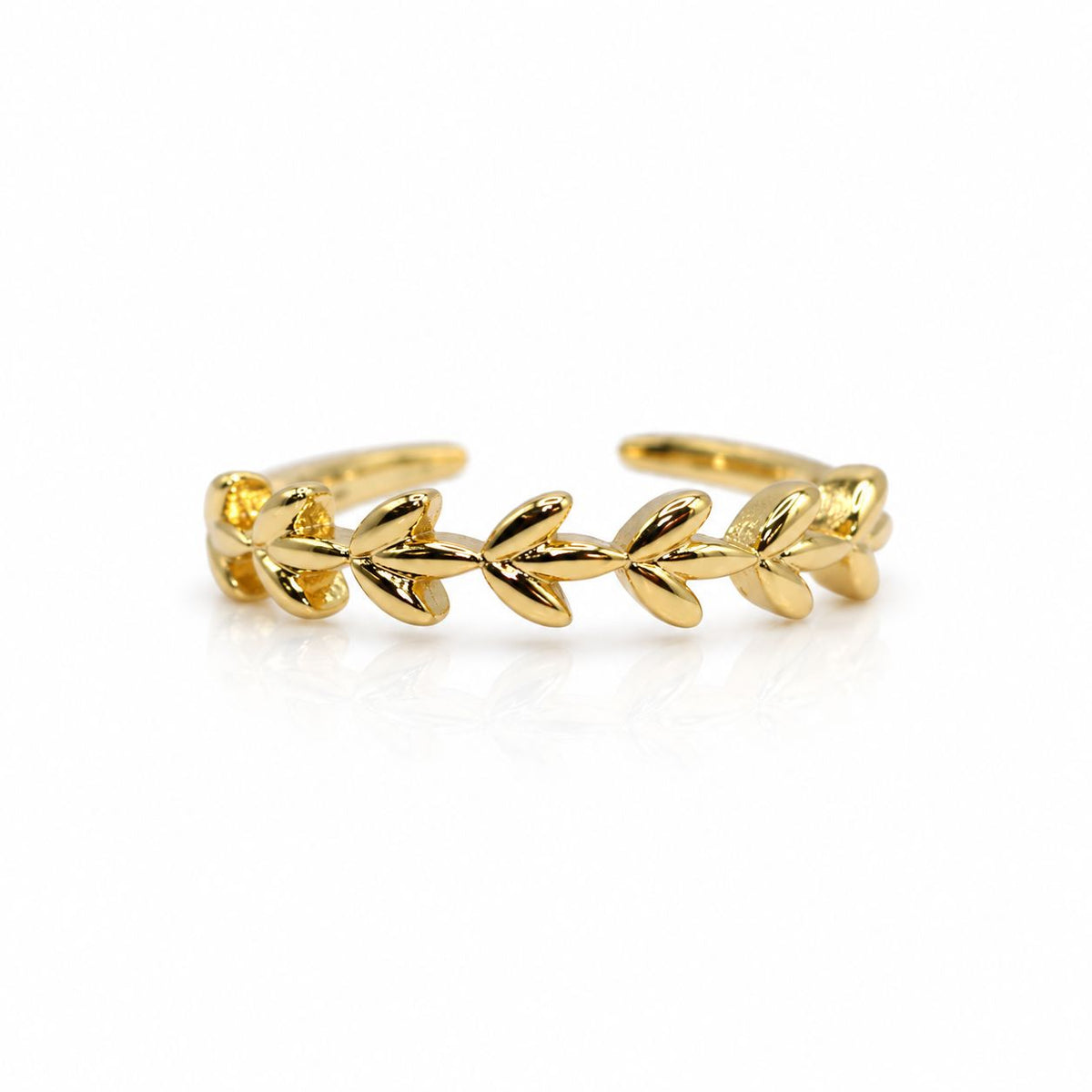 Everfrost Laurel Ring Rings Beads RGF4177 Gold 