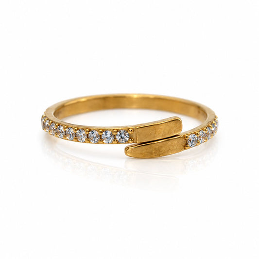 Winterlight CZ Ring Rings Hotlife RGG4155 Gold 