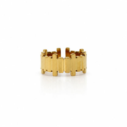 Geo Rectangle Ring Rings Hotlife RGTH236 Gold 