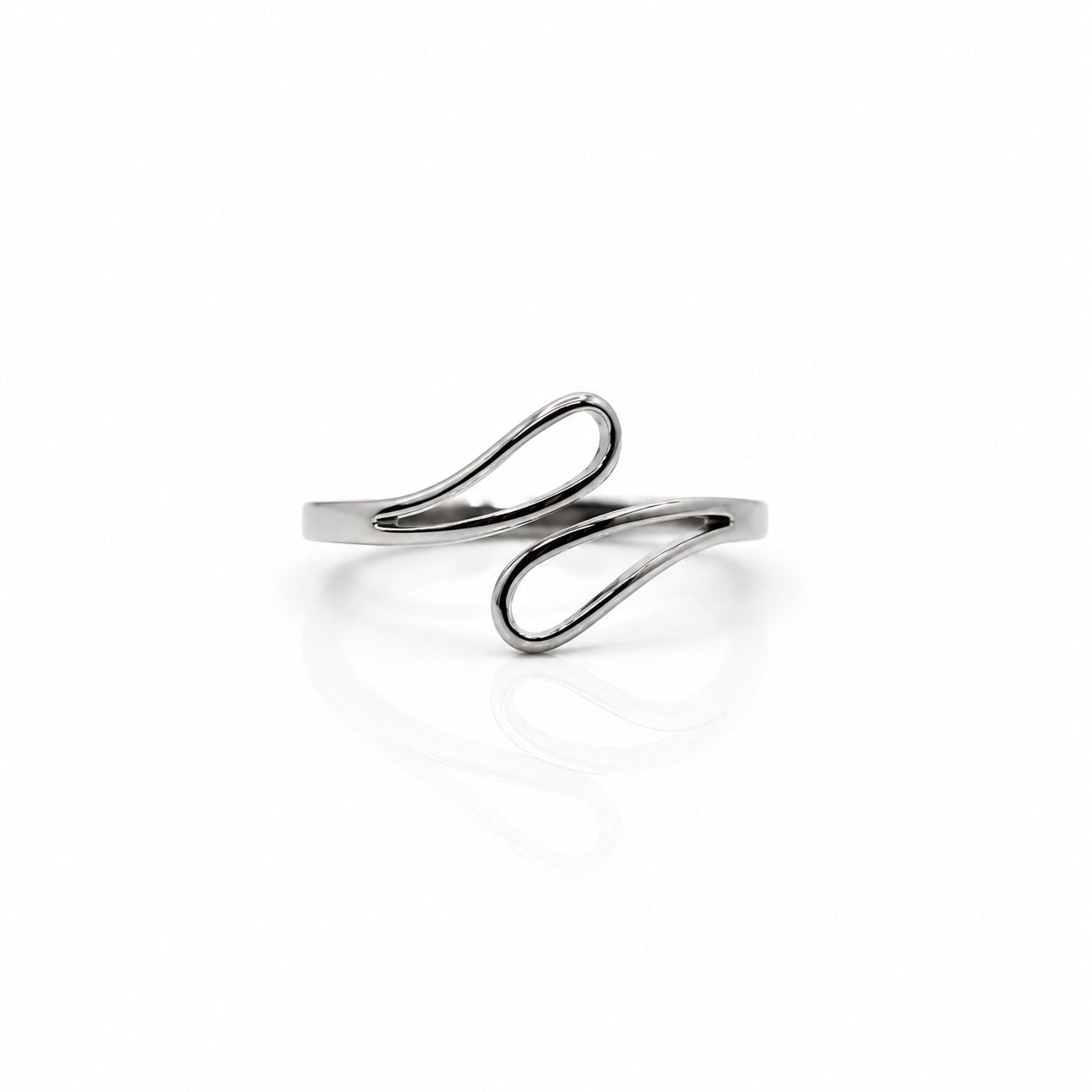Dainty Raindrop Ring Rings Hotlife RSTH135 Silver 