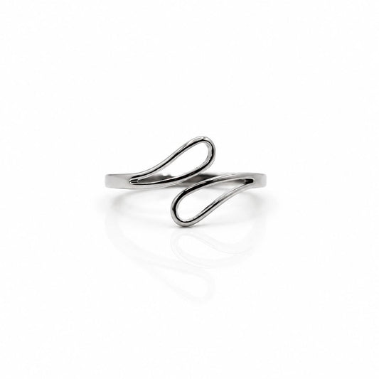Dainty Raindrop Ring Rings Hotlife RSTH135 Silver 