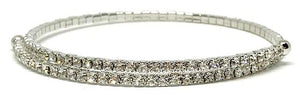 Silver Crystal Wrap Bracelet (BS5000) Fashion Bracelet athenadesigns 