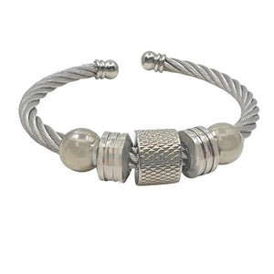 Stainless Steel Bangle Bracelet (BNSS4680) Bracelet athenadesigns 