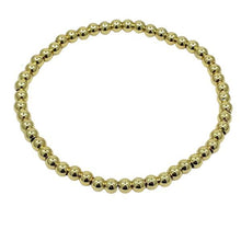 Load image into Gallery viewer, Beaded Bracelet: Gold Plated 4mm: (BG460/4) Bracelet athenadesigns BG460/4 
