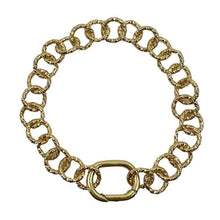 Load image into Gallery viewer, Chunky Chain Bracelet With 18kt Gold Fill Carabiner: (BCG4464) Bracelet athenadesigns 
