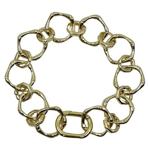 Chunky Chain Bracelet: 'Bamboo Chain' (BCG46BMBO) Bracelet athenadesigns 