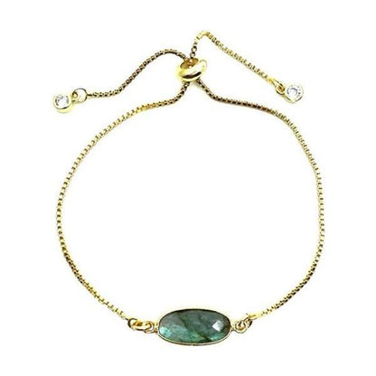 Pull Chain Bracelet: Rectangular Labradorite (PBT780LD) Bracelet athenadesigns 