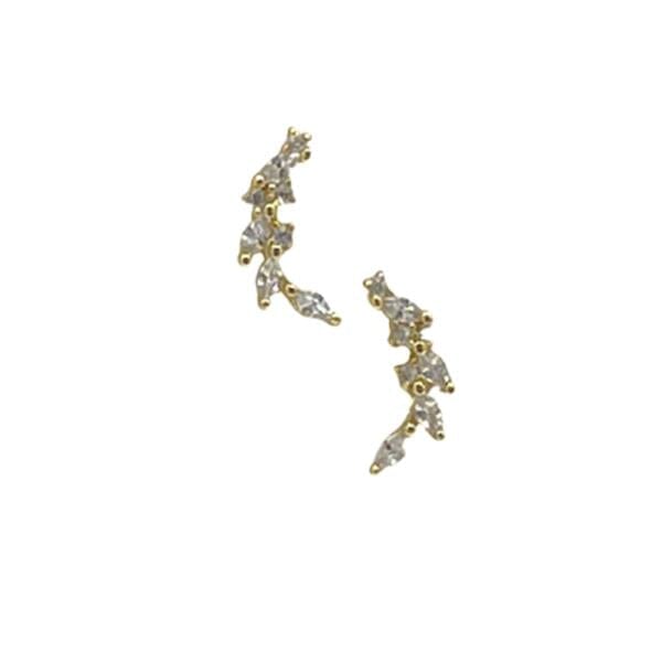 CZ Delicate 'Crawler' Post Earring (EGP4505) Earrings athenadesigns 