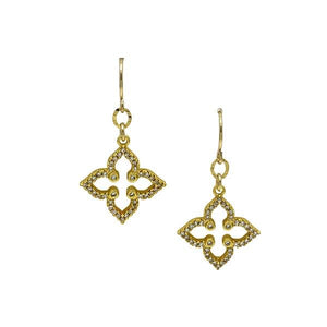 Clovers: Open MicroPave Earrings (ECG485CLV) Earrings athenadesigns 