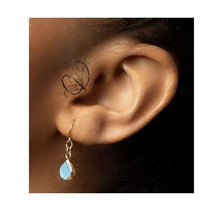 Load image into Gallery viewer, Druzy Earring on GF Ear Wire: Blue (EG74DZB) Earrings athenadesigns 
