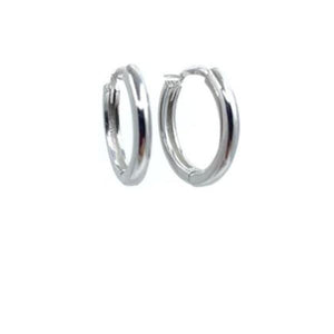 Hoop Earring 15mm: Sterling Silver (EH400/15) Earrings athenadesigns 