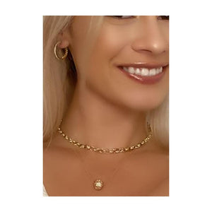 Rolo Link 14kt Gold Fill Necklace (NG4664) Necklaces athenadesigns 
