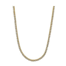 Load image into Gallery viewer, Choker: CZ Basket Set Necklace: Gold Vermeil (NG4645) Necklaces athenadesigns 

