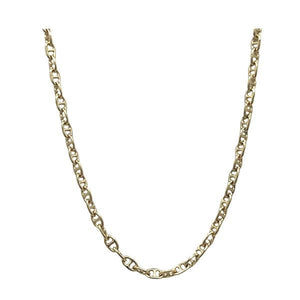 Chain: 'Mariner's' Gold Plated: Available in 16" or 18" (NG48880/__) Necklaces athenadesigns 16" :NG4880/16 
