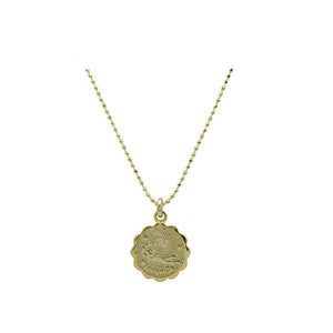 Zodiac Necklace: Capricorn to Pisces: NGCH4___ Necklaces athenadesigns Aquarius: NGCH4AQRS 