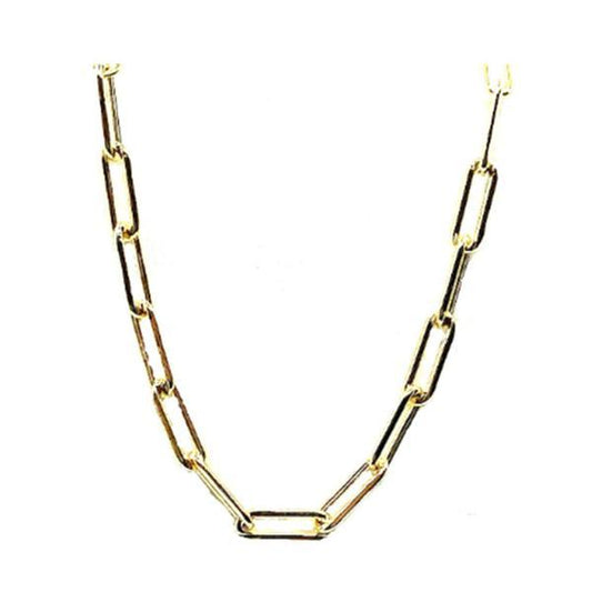 Link Necklace: Large Link: Gold Vermeil: 16" and 18" (NCG481/_) Necklaces athenadesigns 16" : NCG481/16 