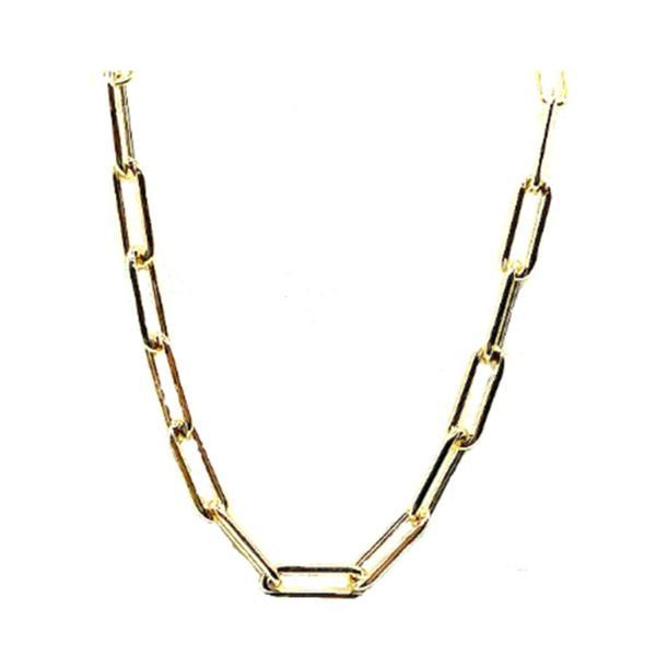 Link Necklace: Large Link: Gold Vermeil: 16