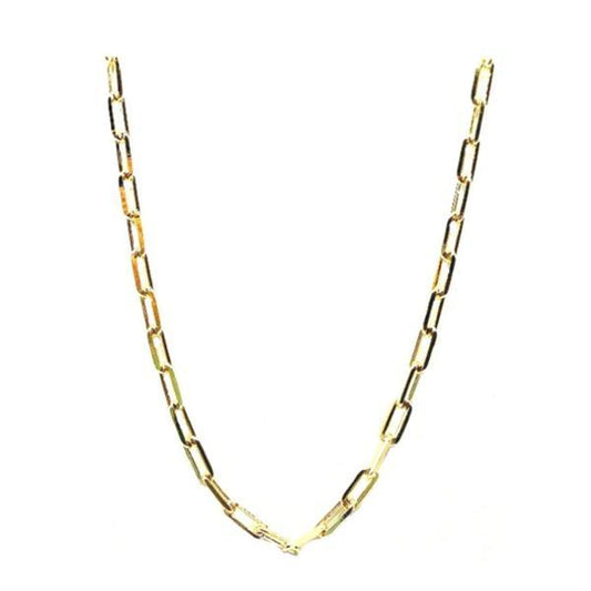 Link Necklace: Small Link: 16" & 18" Gold Vermeil (NCG480/_) Necklaces athenadesigns 16" :NCG480/16 
