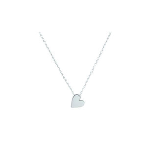 Heart Small Charm Necklace: Sterling Silver (NCH/HRTS) Necklaces athenadesigns 