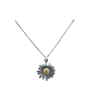 Mixt Metal: Sterling Daisy Necklace (NCP46DASY) Necklaces Athena Designs 